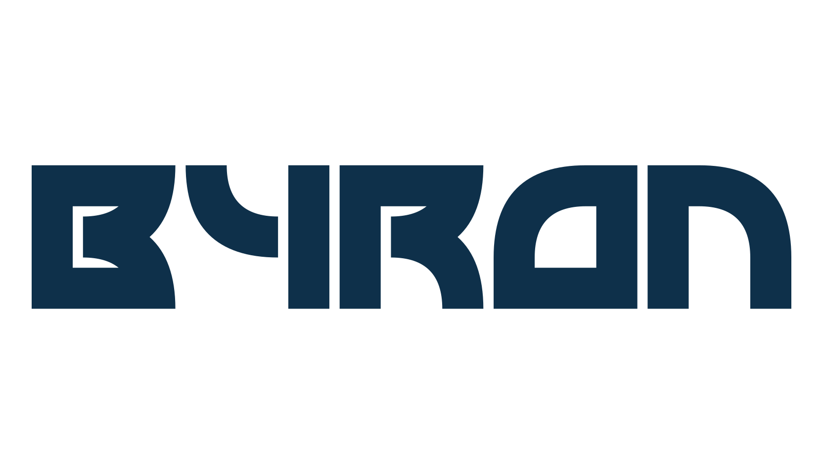 Byron, fancy various techno sci-fi font preview