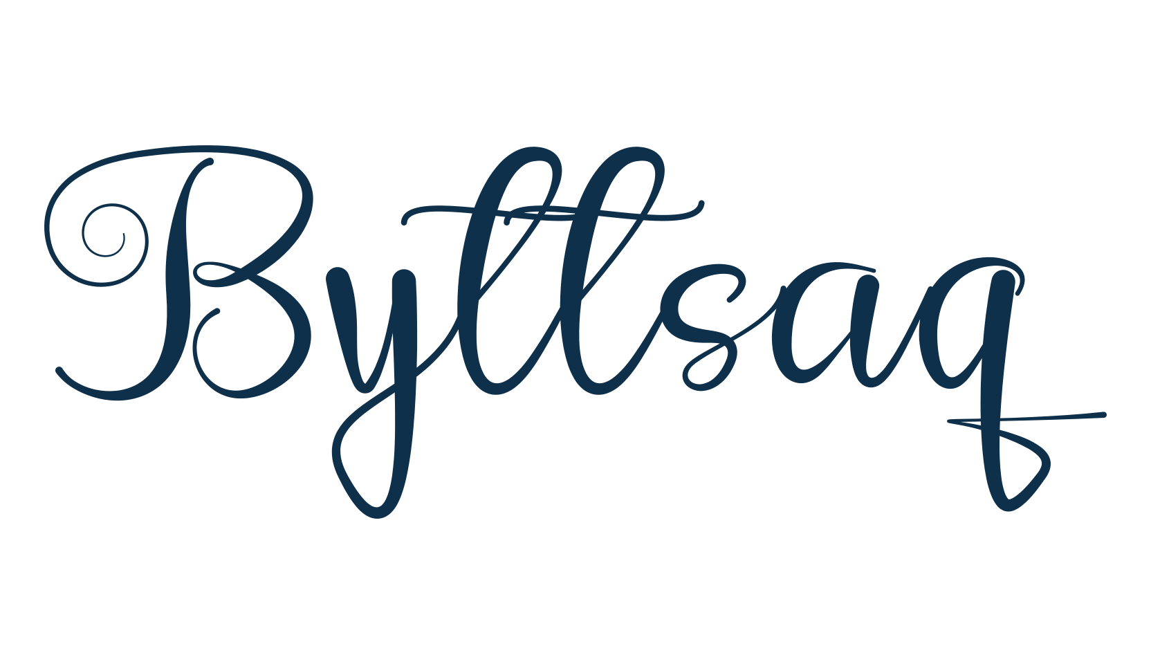 Byttsaq, script calligraphy fancy decorative font preview