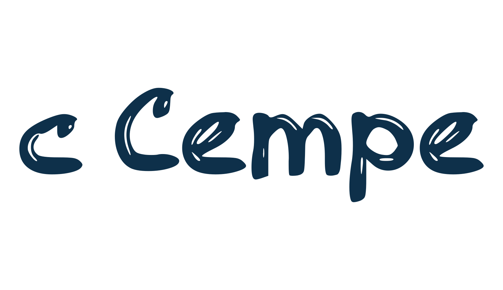 c Cempe, fancy various decorative font preview