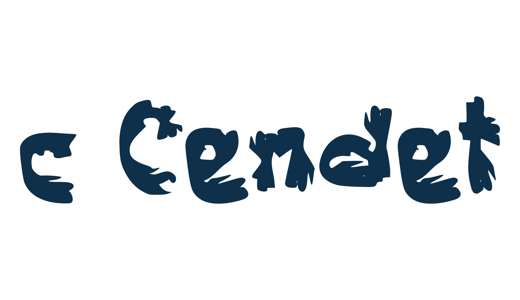 c Cendet, fancy various decorative font preview