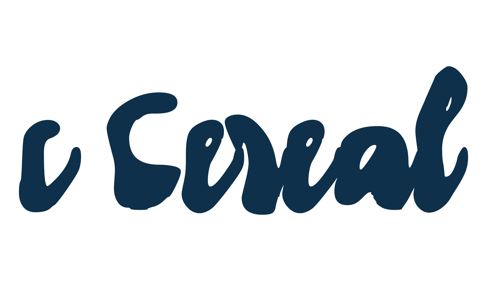 c Cereal, brush font preview