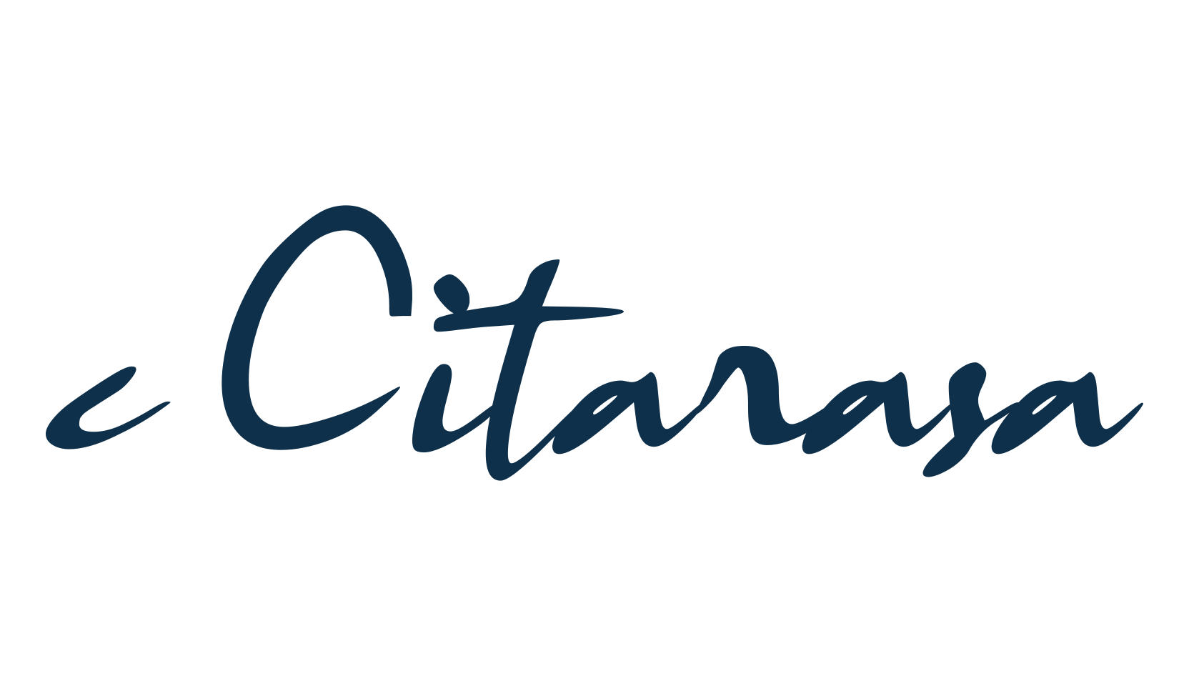c Citarasa, handwriting font preview