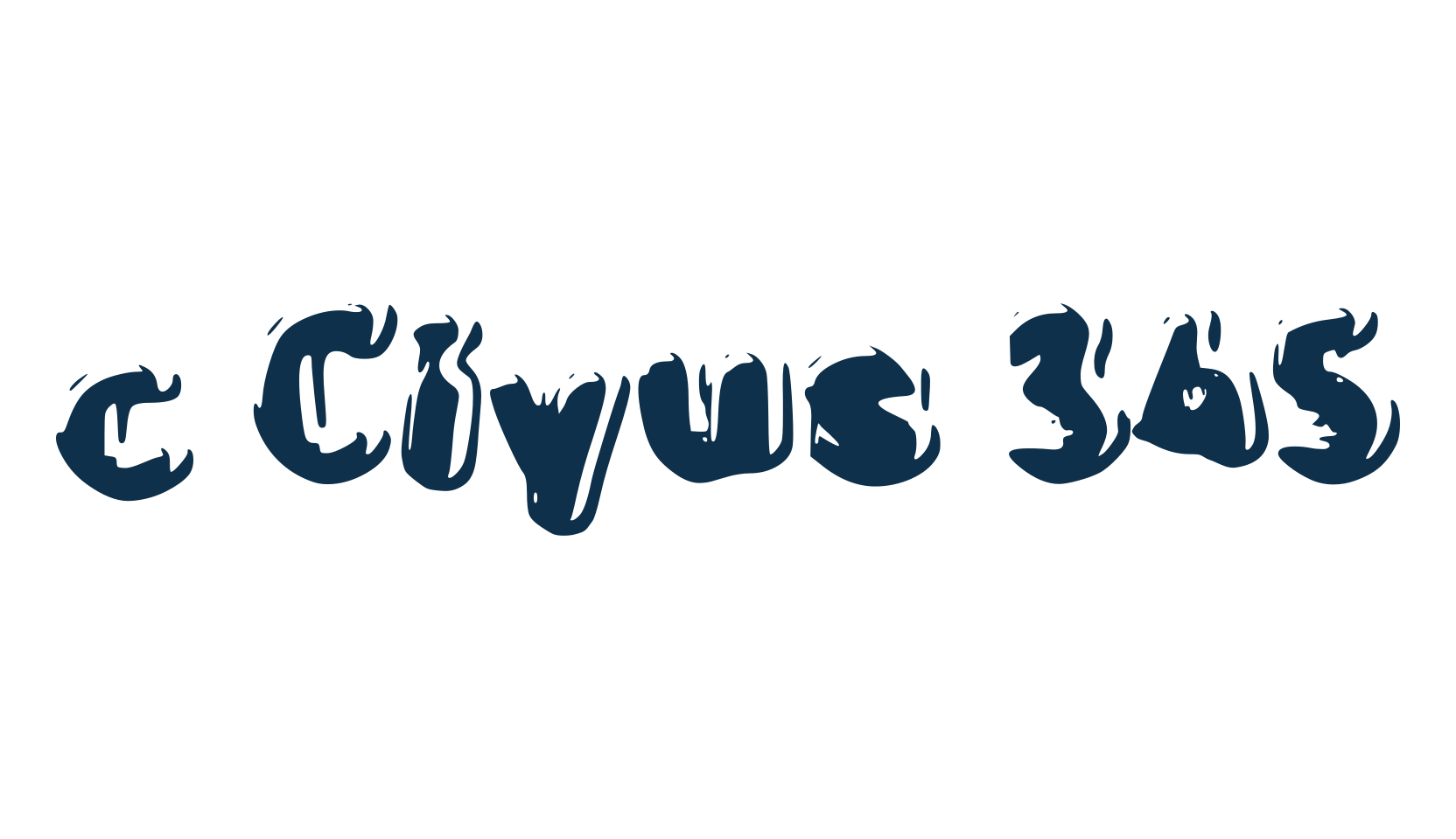 c Ciyus 345, destroy font preview