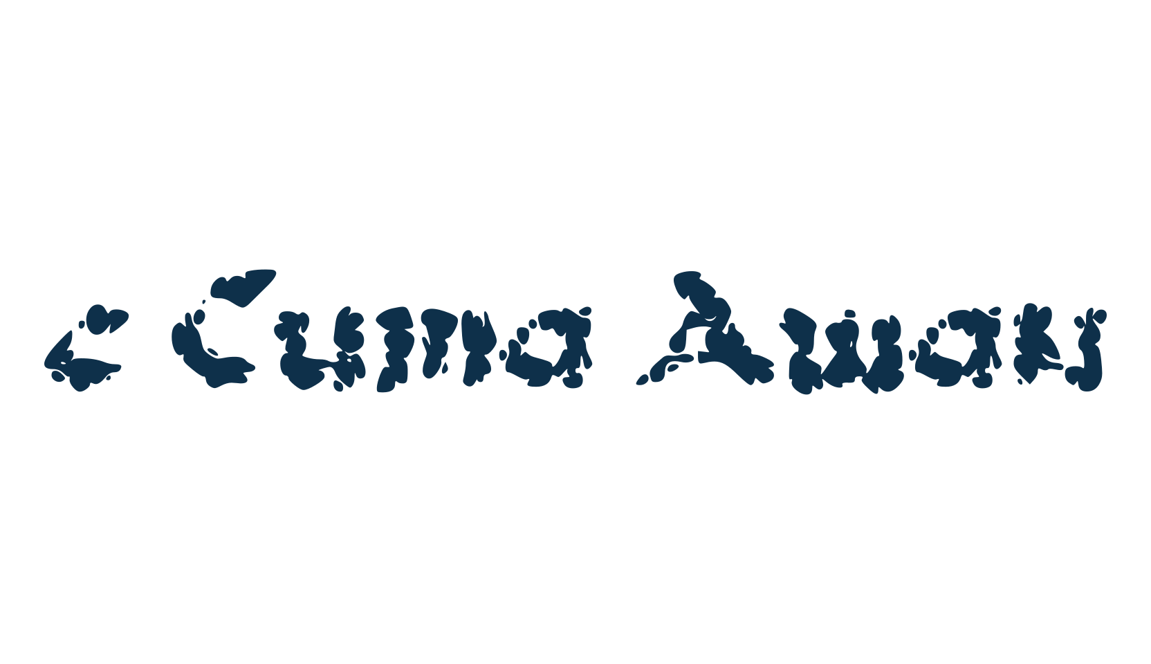 c Cuma Awan, fancy various decorative font preview