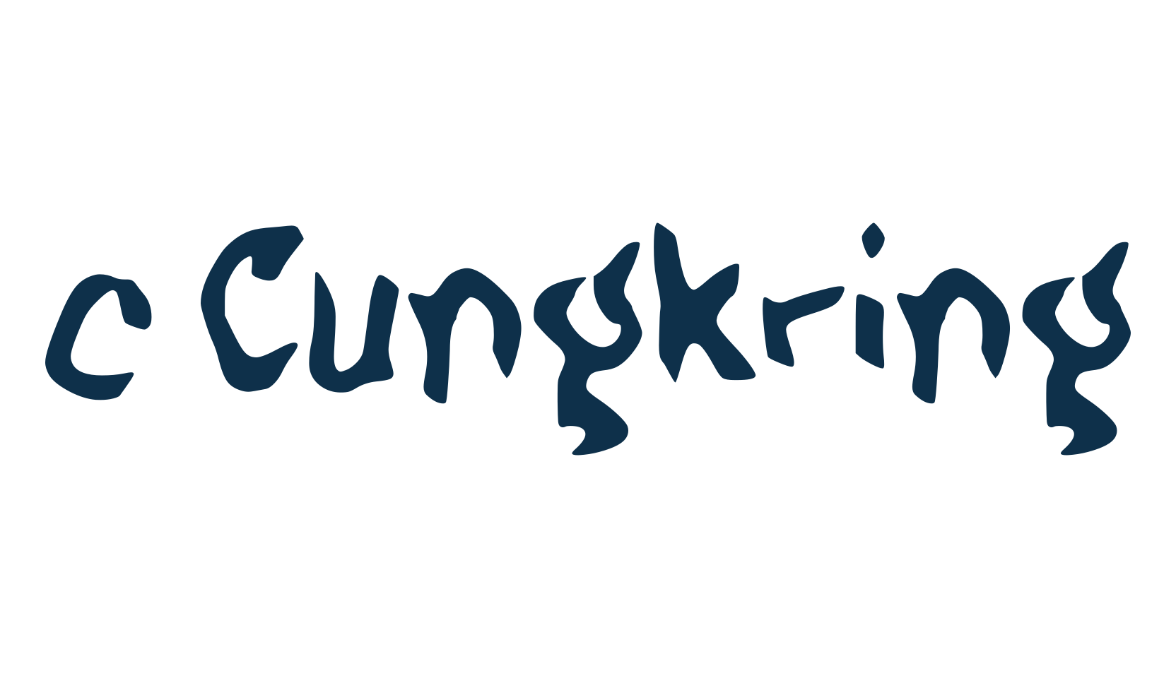 c Cungkring, fancy various decorative font preview