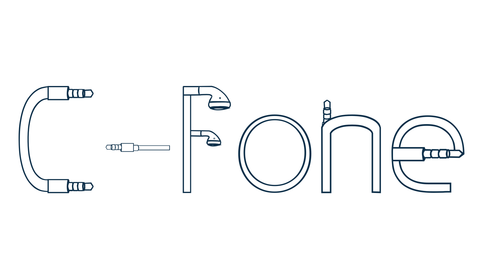 C-Fone, fancy decorative font preview