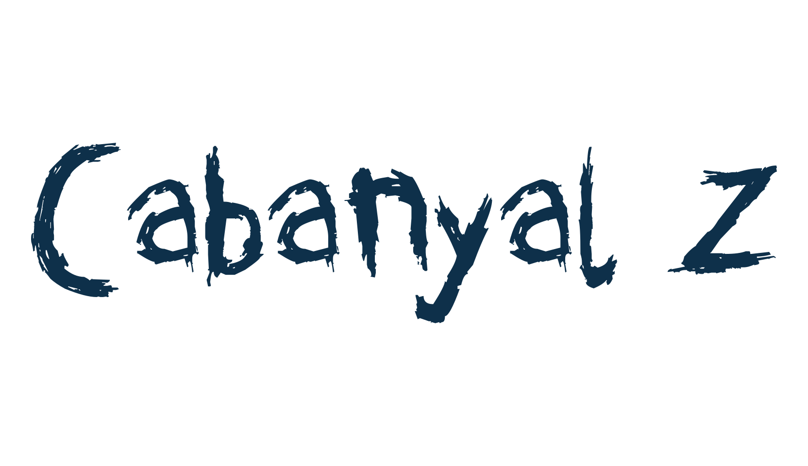 Cabanyal Z, holiday halloween fancy decorative horror font preview