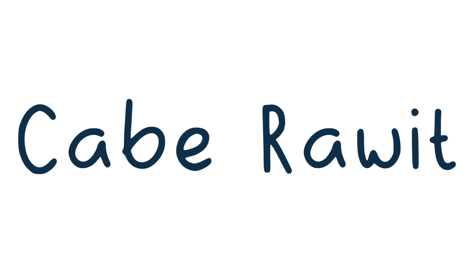 Cabe Rawit, handwriting font preview