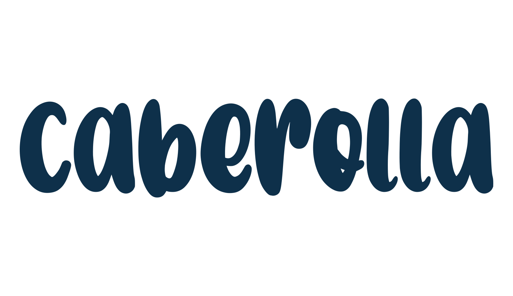 Caberolla, cartoon font preview