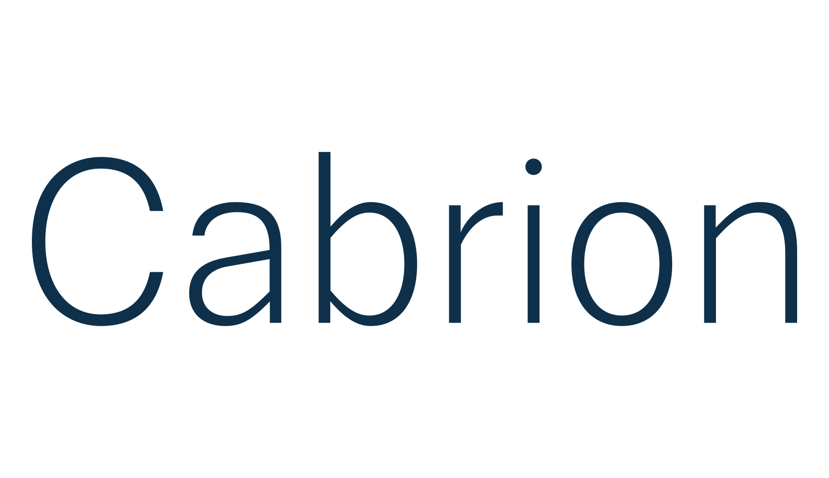 Cabrion, sans serif font preview