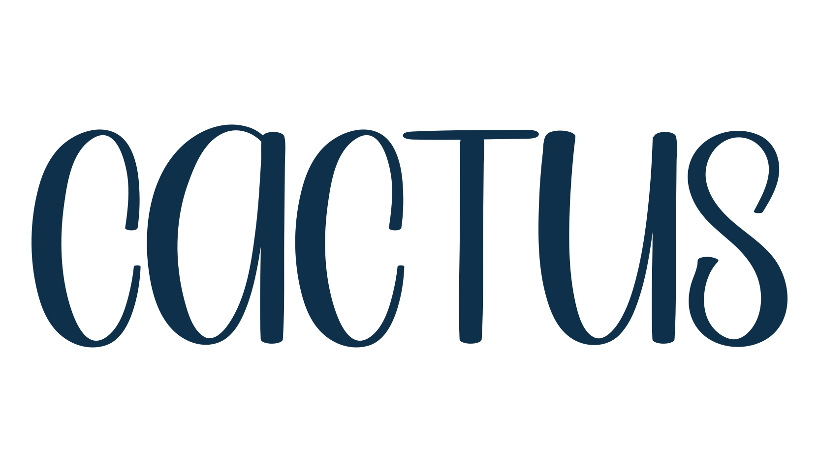 Cactus (cactus-6), handwriting font preview
