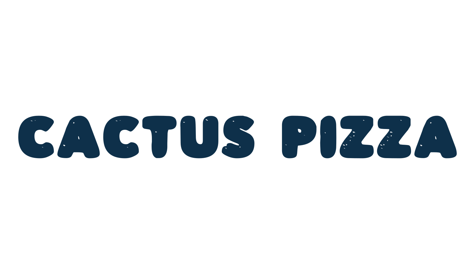 Cactus Pizza, fancy cartoon decorative font preview