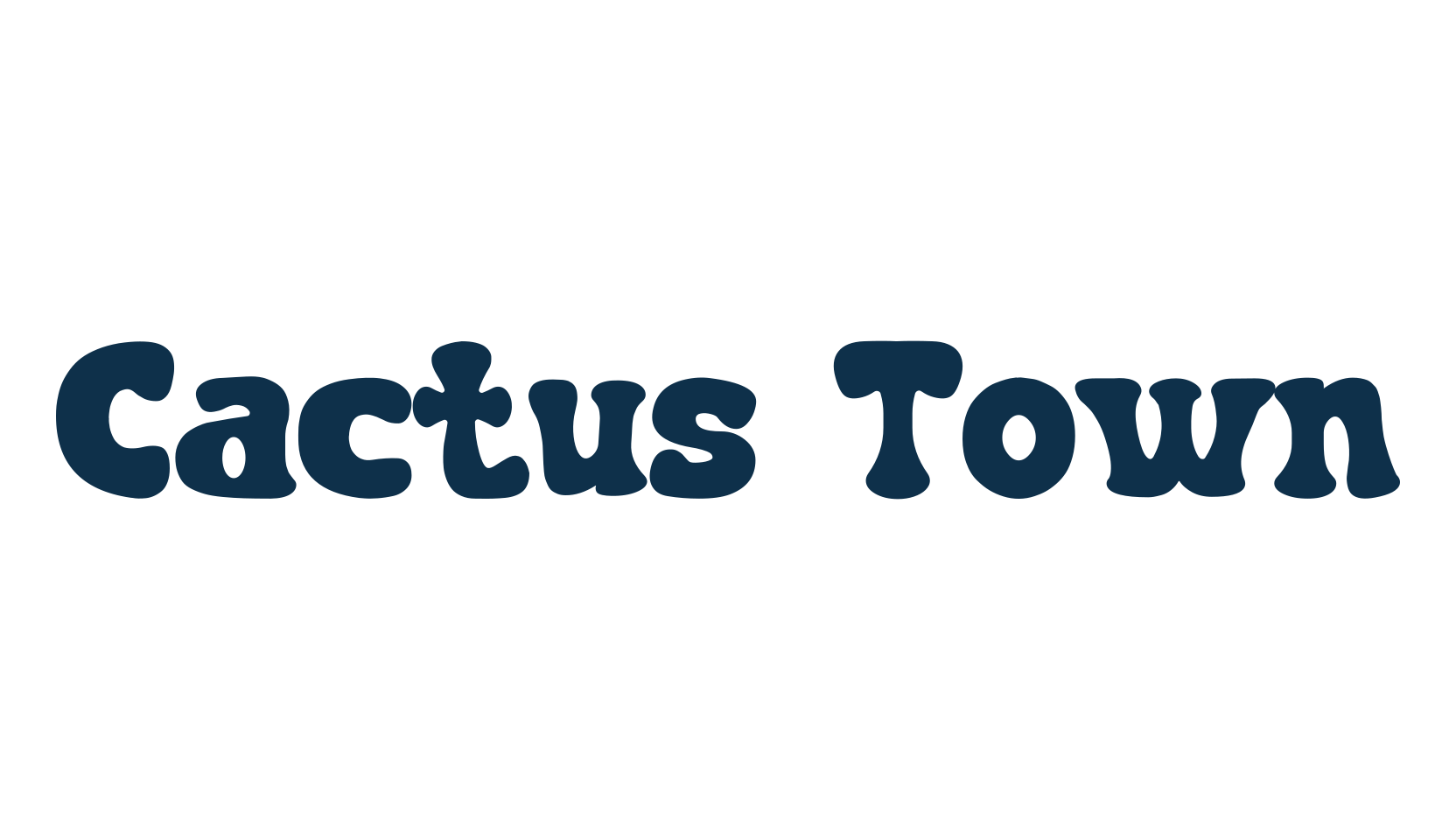 Cactus Town, display market font preview
