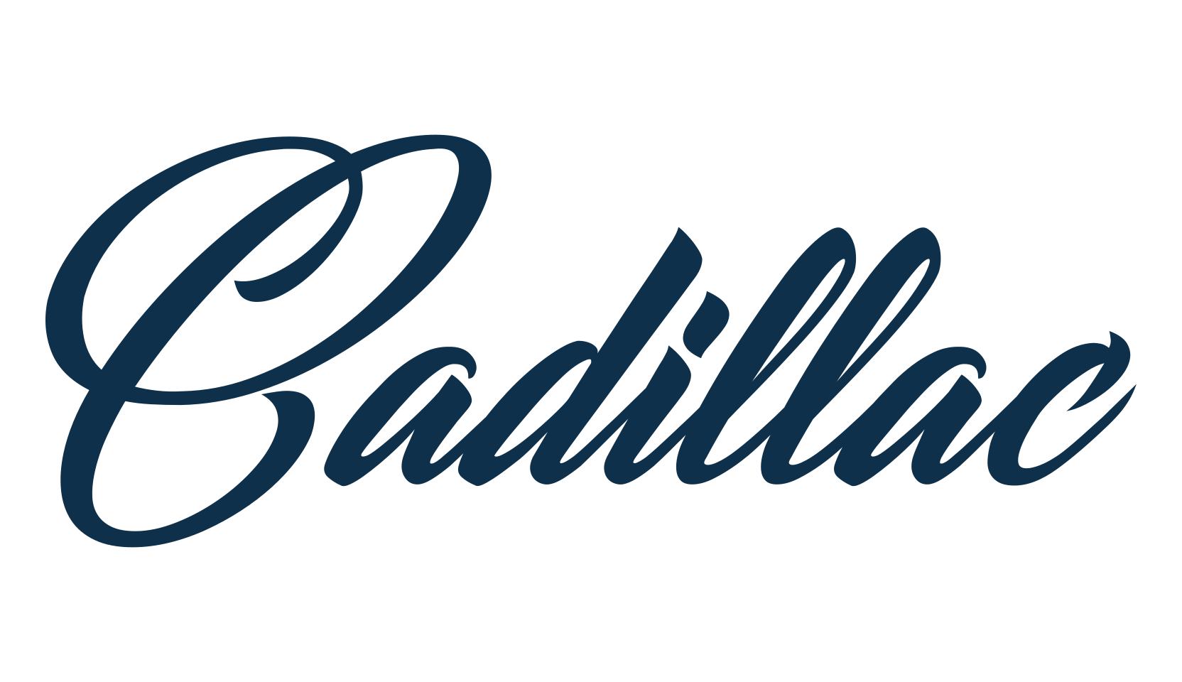 Cadillac, calligraphy font preview