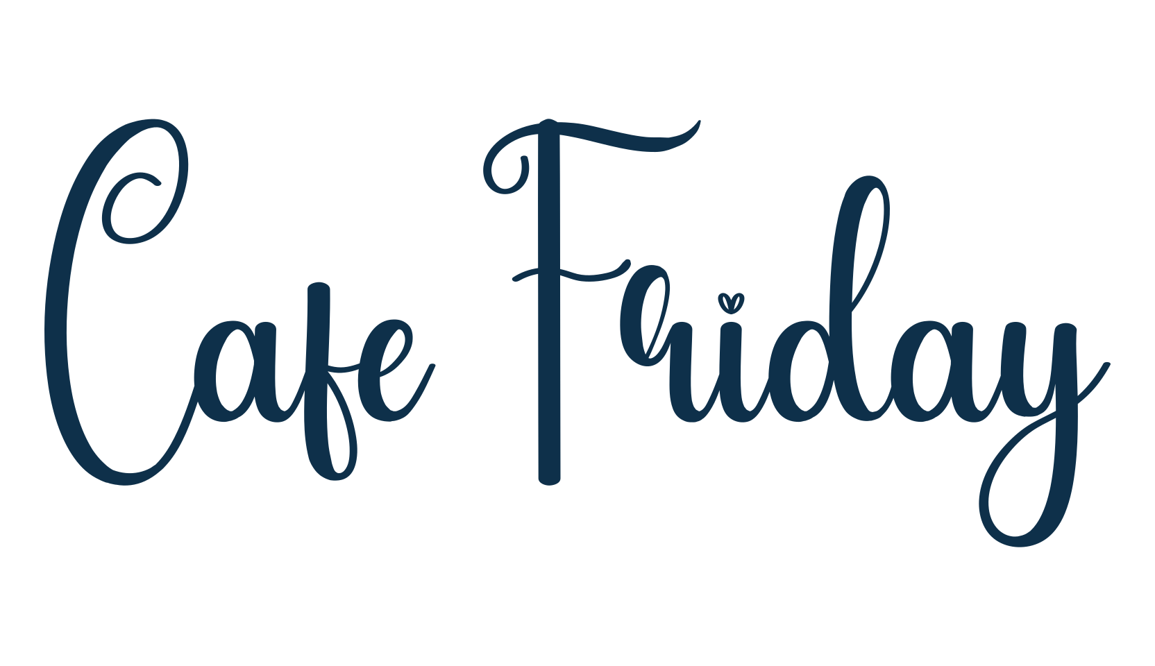 Cafe Friday, handwriting font preview
