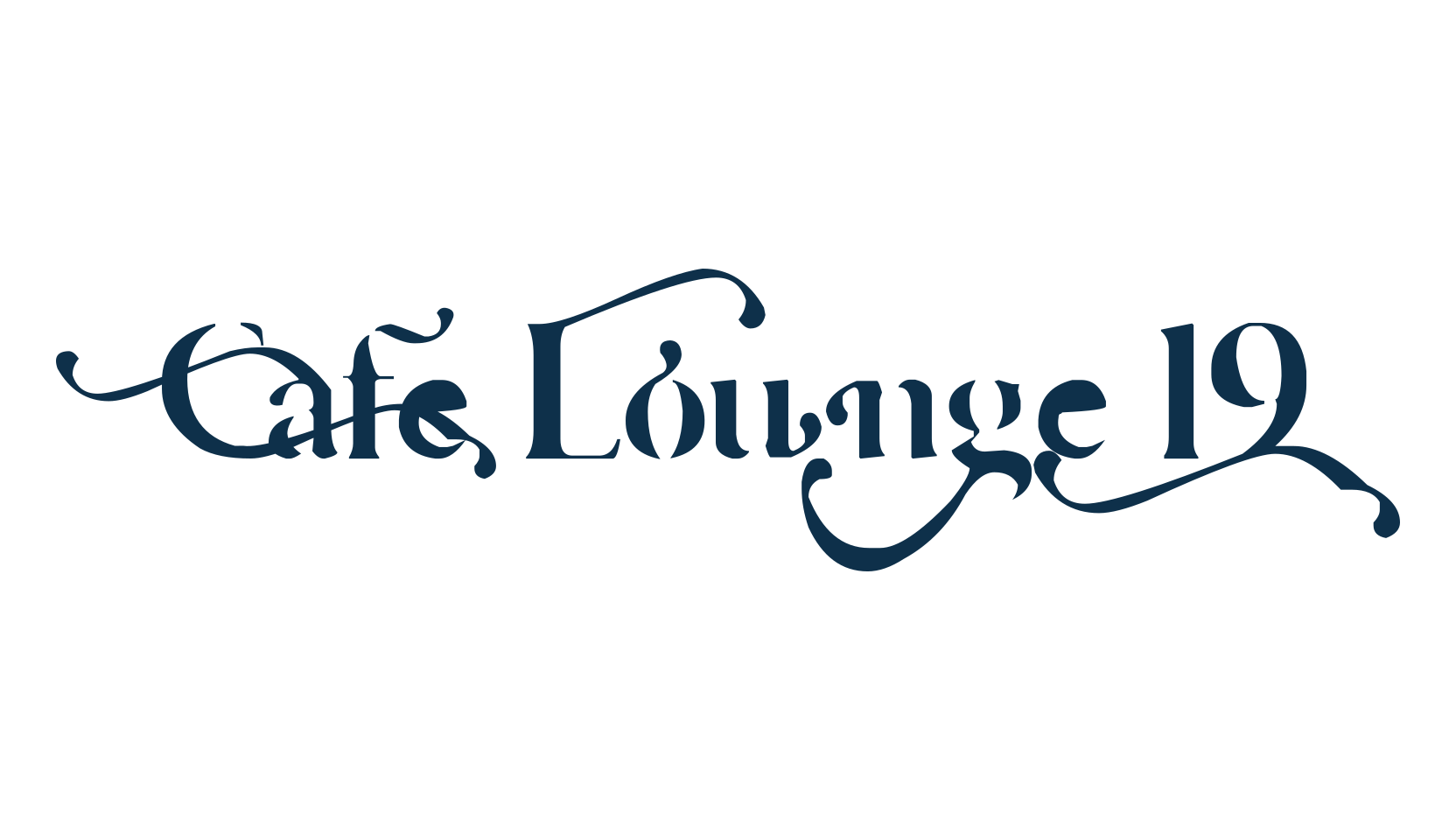 Cafe Lounge 19, fancy various decorative font preview