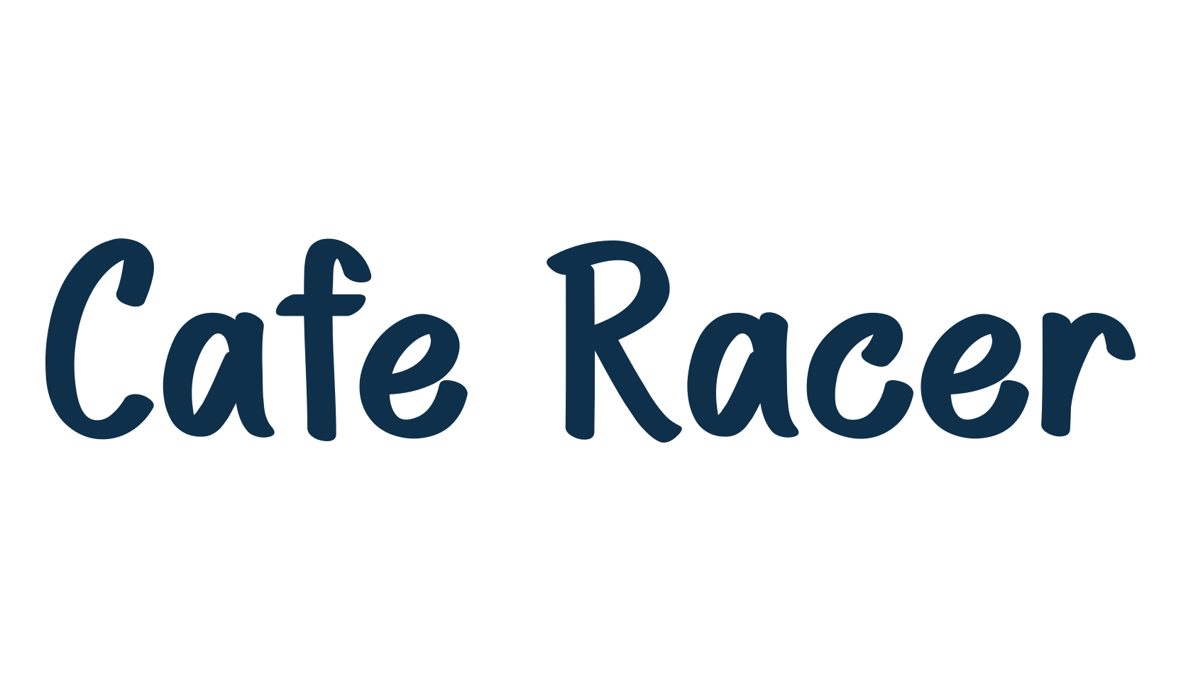 Cafe Racer, script handwritten fancy decorative calligraphy font preview