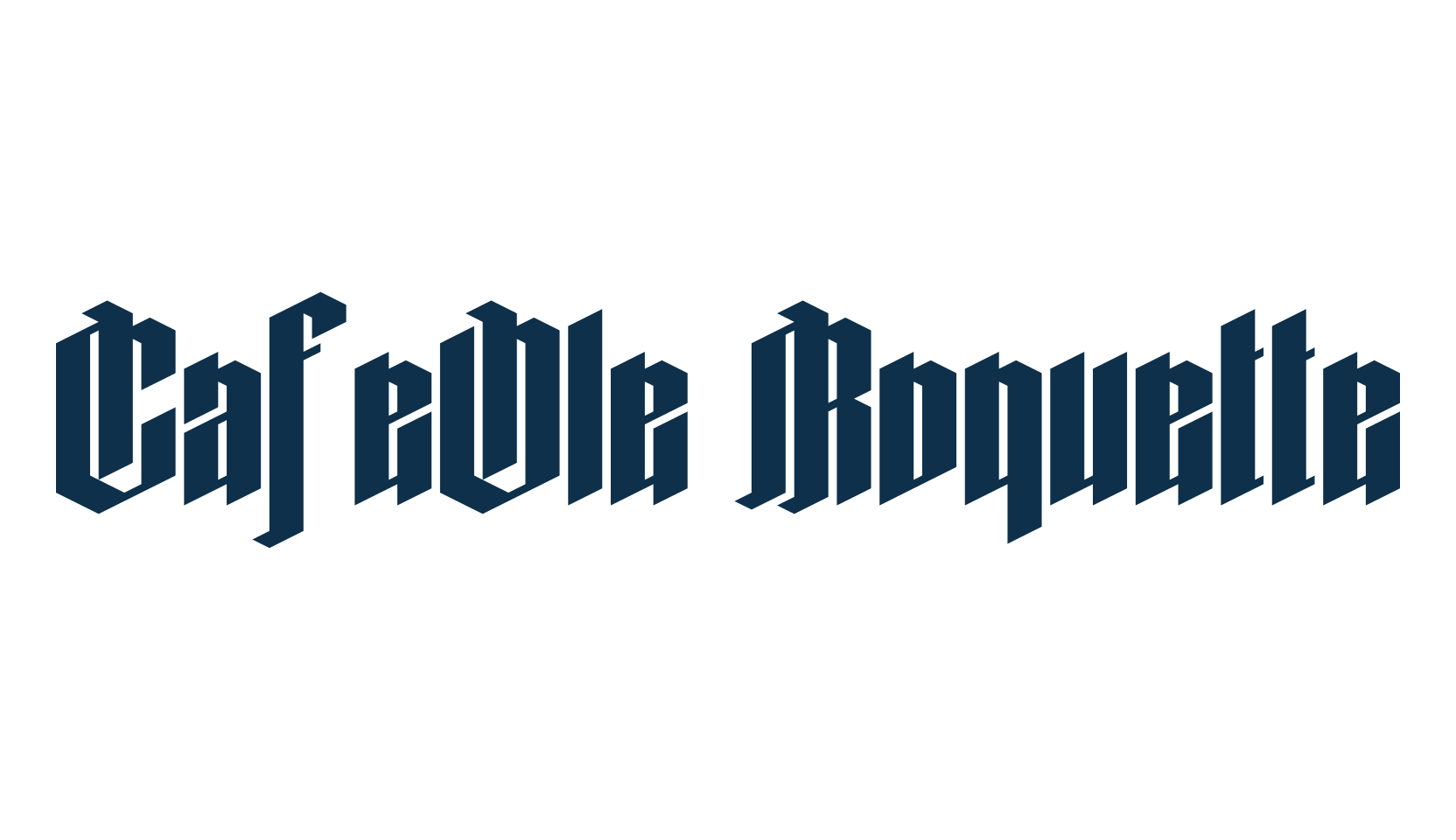 CafeOle Roquette, modern font preview