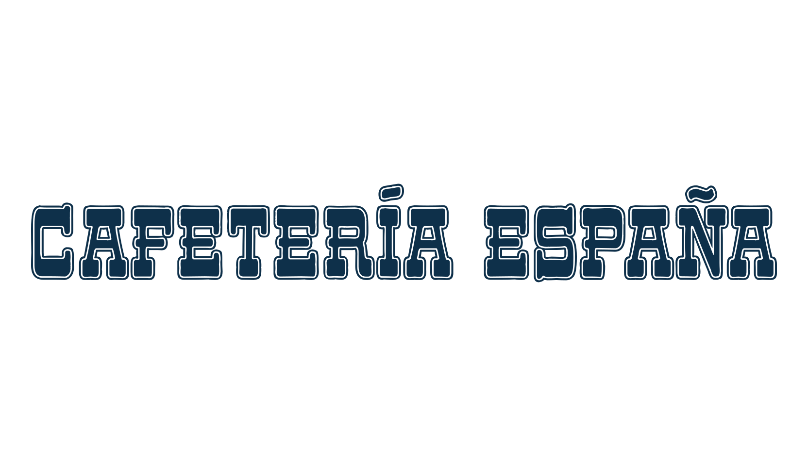 Cafetería España, fancy western decorative font preview