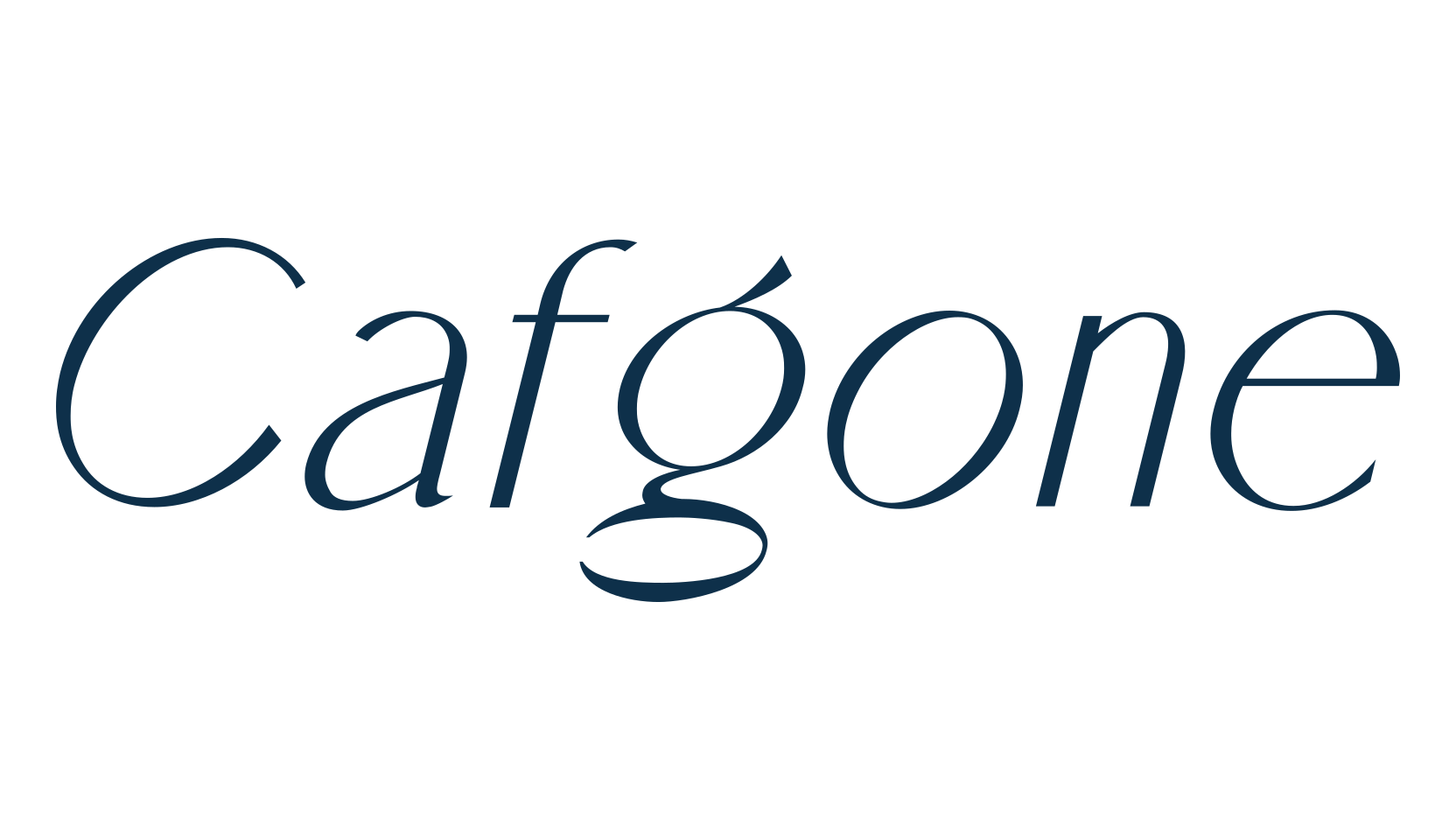 Cafgone, basic sans serif font preview