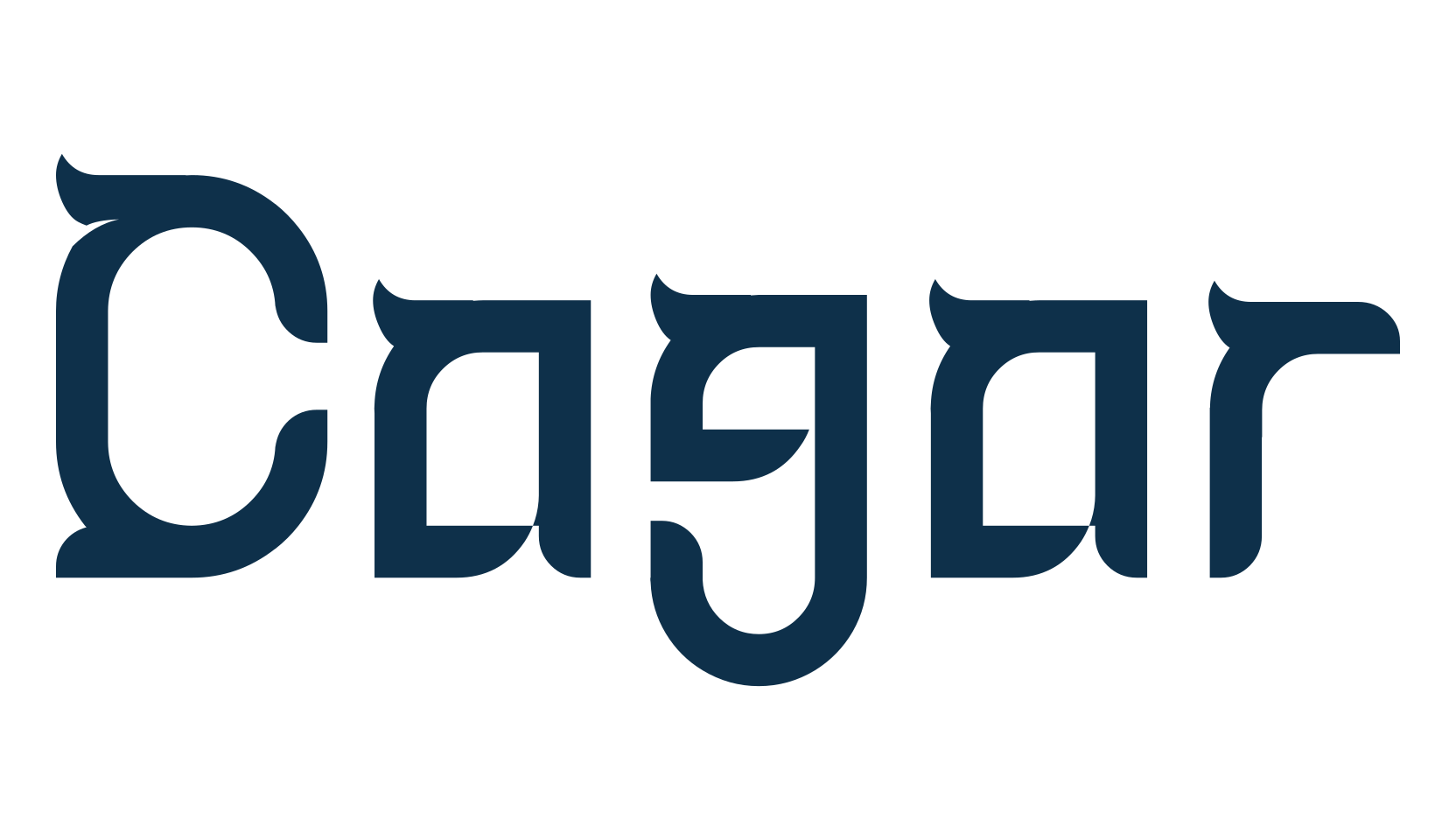 Cagar, fancy various foreign look font preview