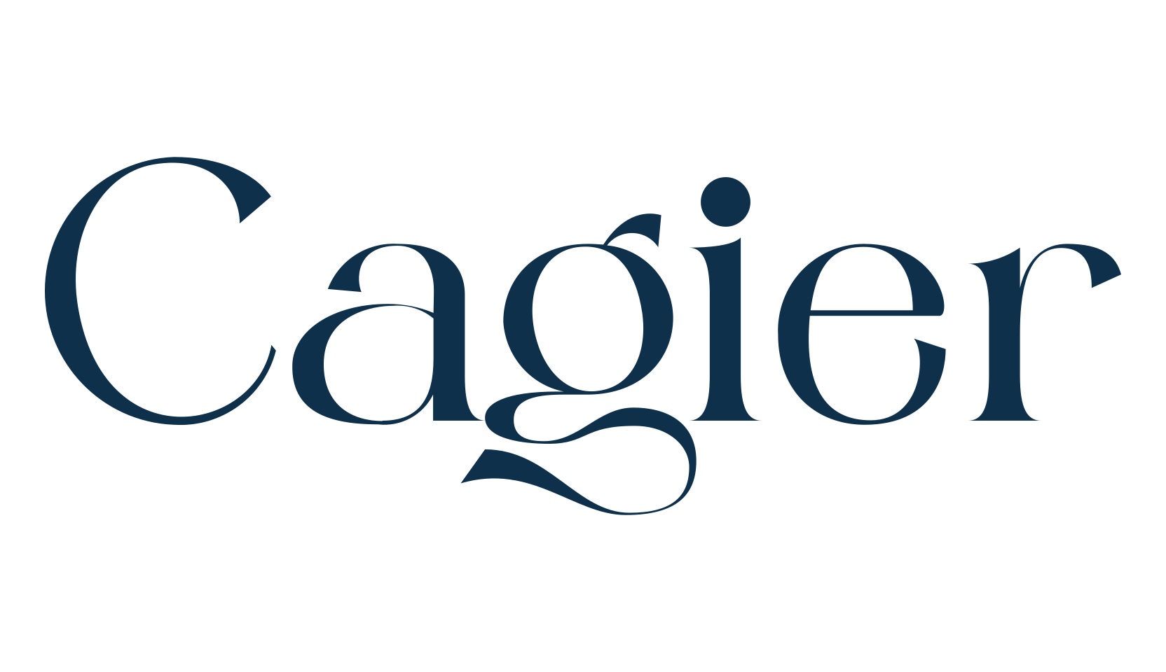 Cagier, serif font preview
