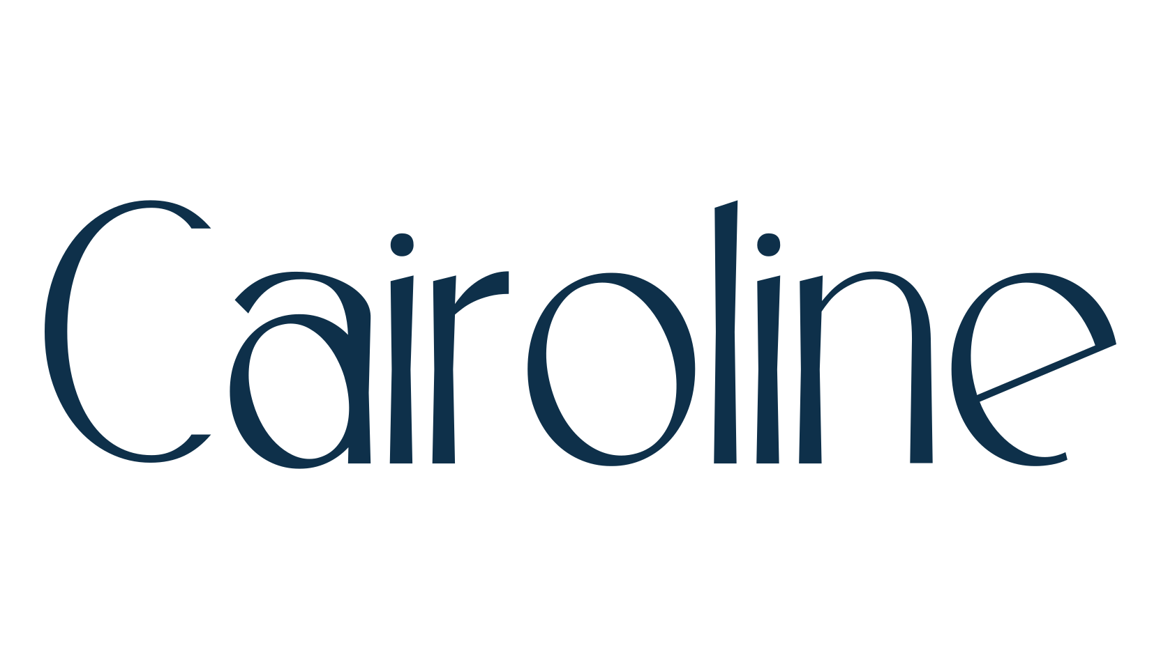 Cairoline, sans serif font preview