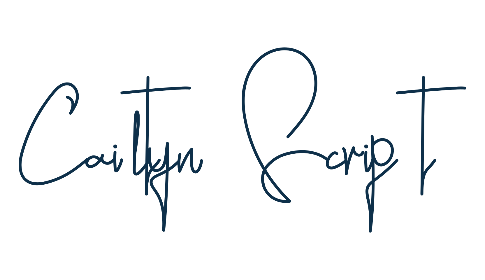 Caitlyn Script, script handwritten fancy decorative calligraphy font preview