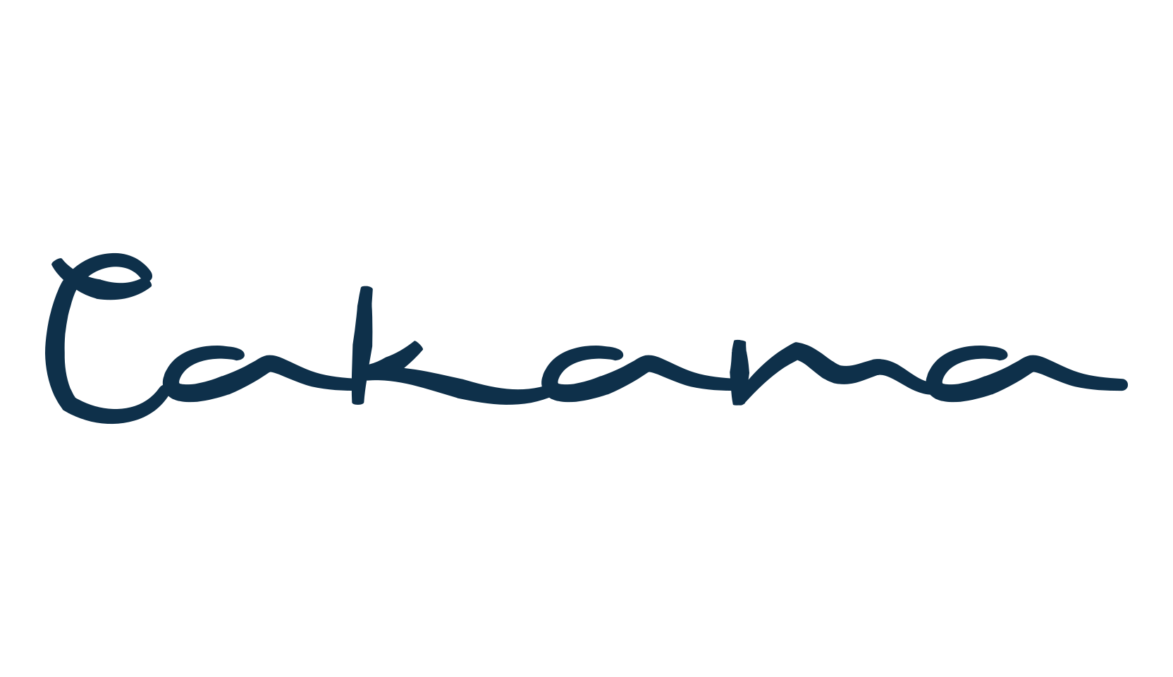 Cakama, script handwritten fancy decorative calligraphy font preview