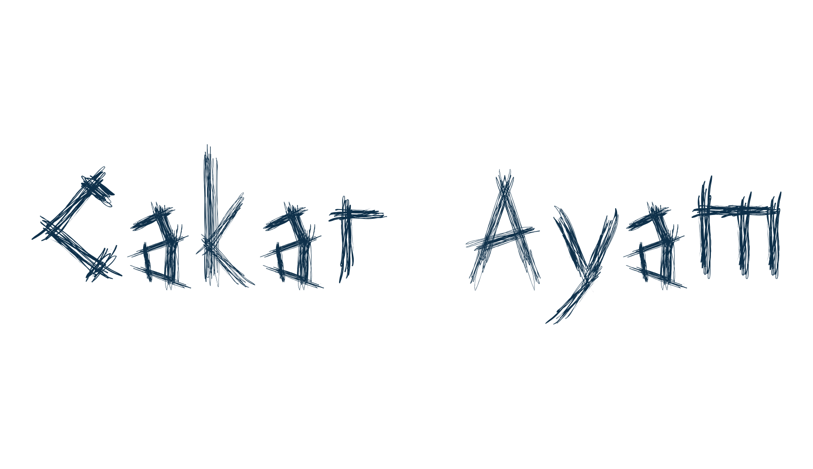 Cakar Ayam, script trash fancy decorative calligraphy font preview