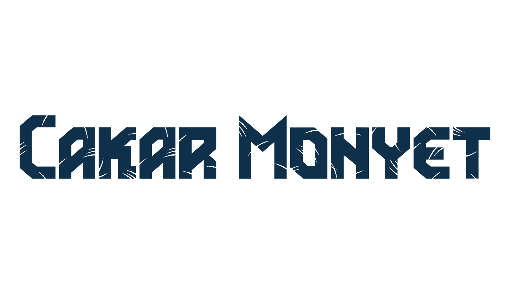 Cakar Monyet, fancy decorative font preview
