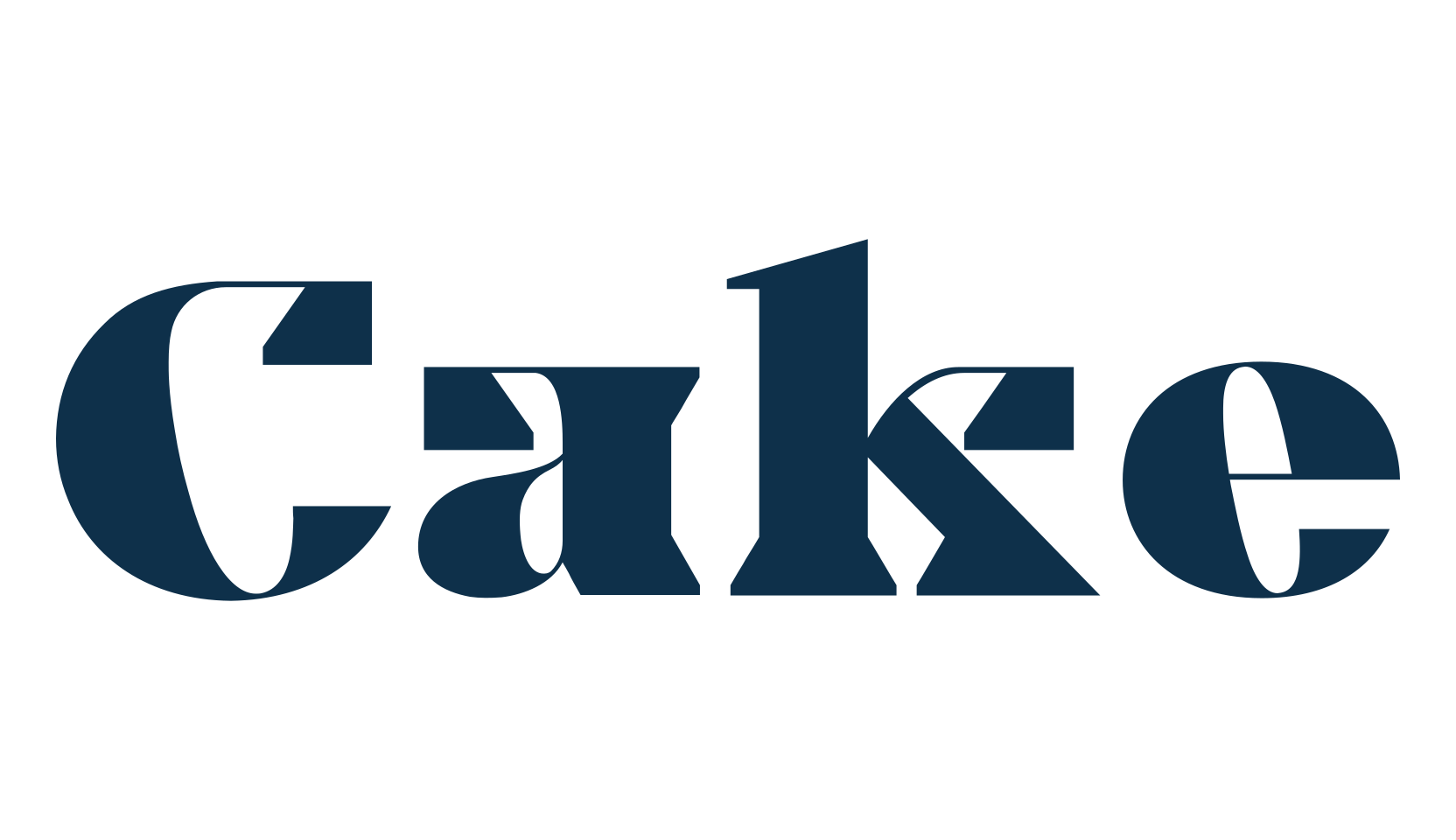 Cake, retro font preview
