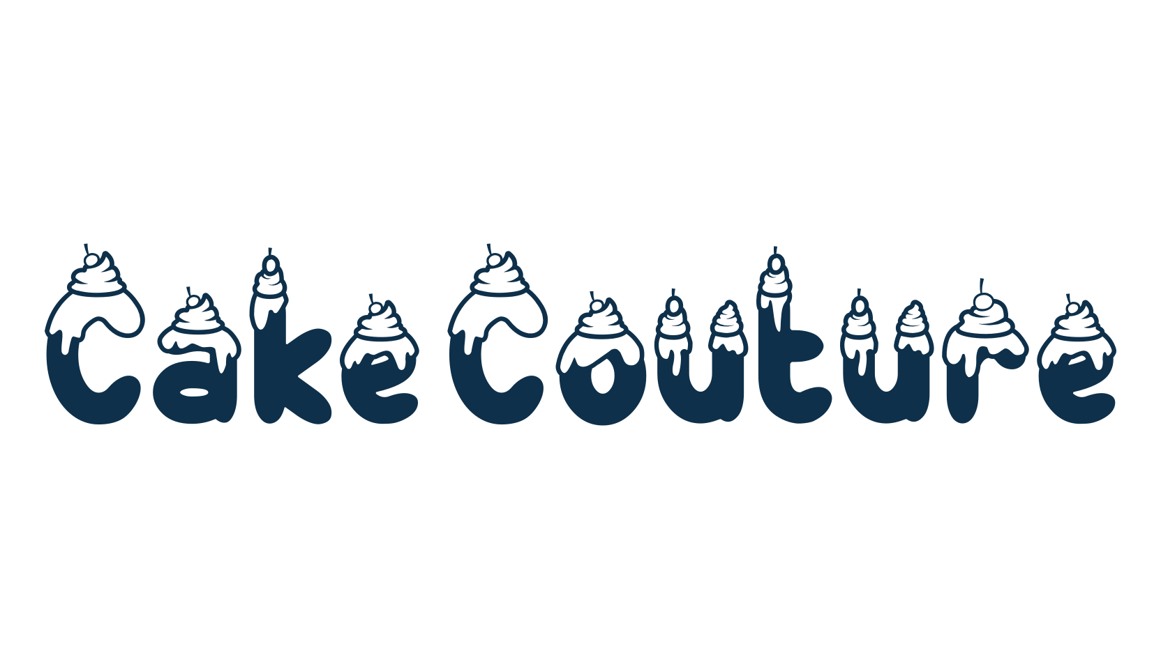 Cake Couture, fancy decorative font preview