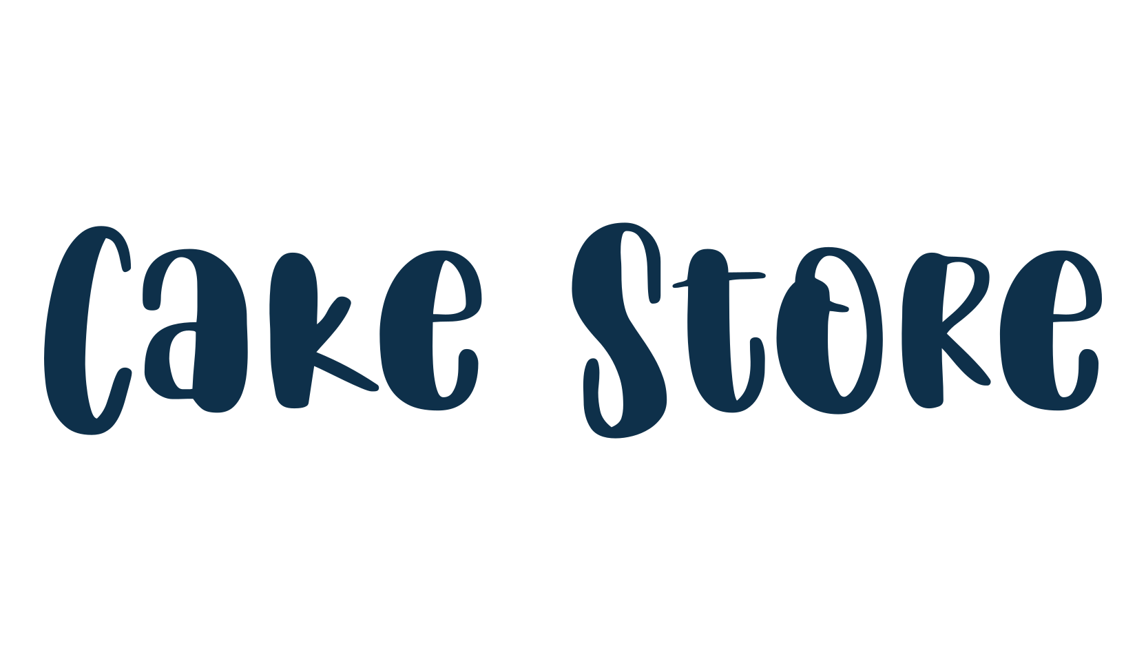 Cake Store, fancy various decorative script calligraphy font preview