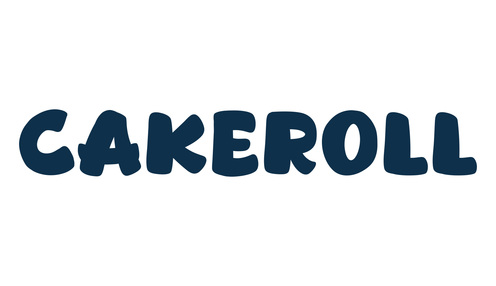 Cakeroll, cartoon font preview