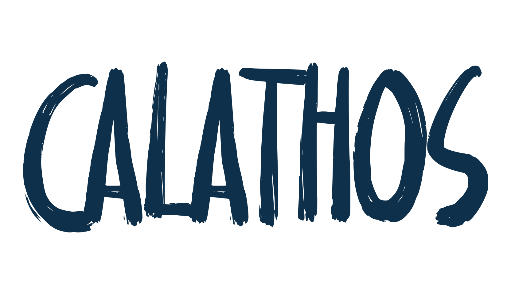 Calathos, script brush fancy decorative calligraphy font preview