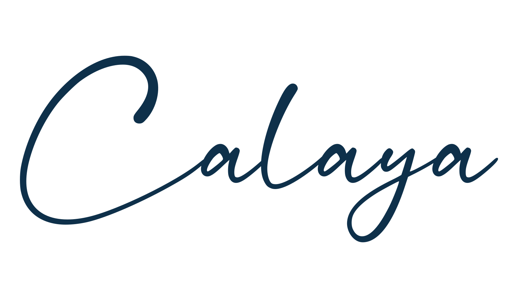 Calaya, script handwritten fancy decorative calligraphy font preview