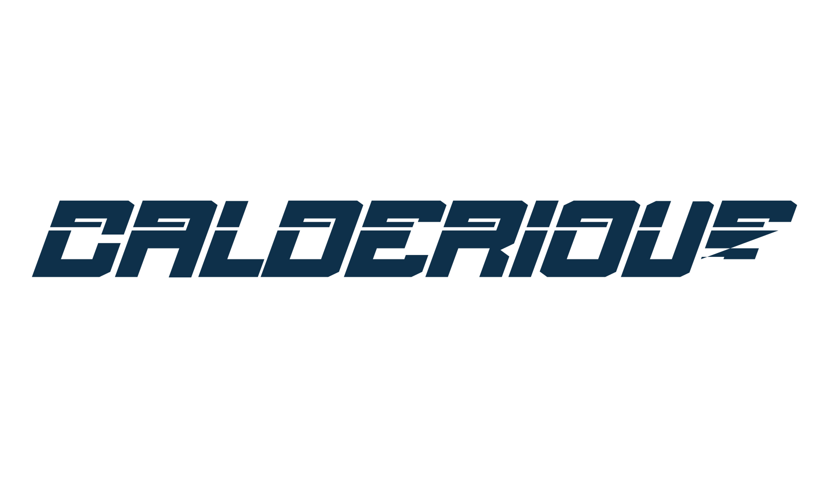 Calderious, sci-fi font preview