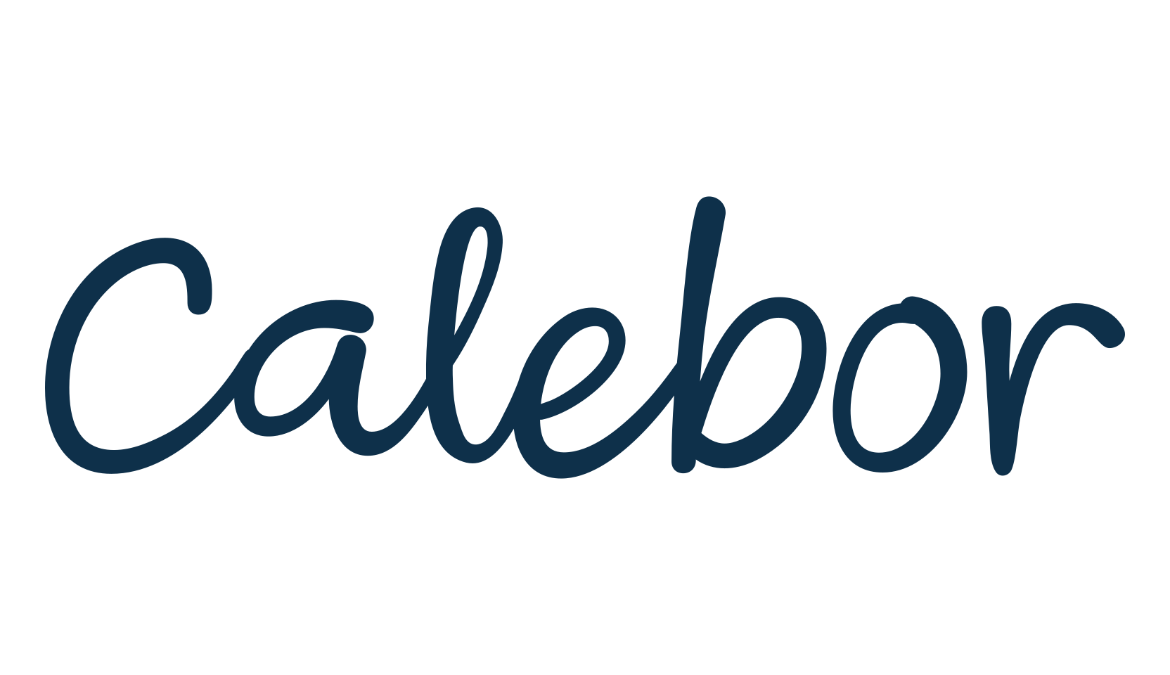 Calebor, script handwritten fancy decorative calligraphy font preview