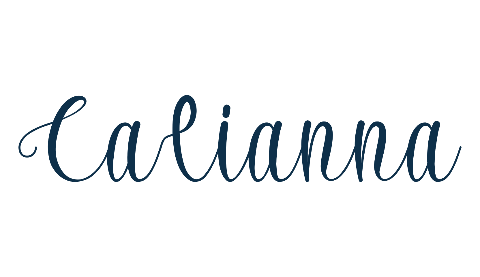 Calianna, display market font preview