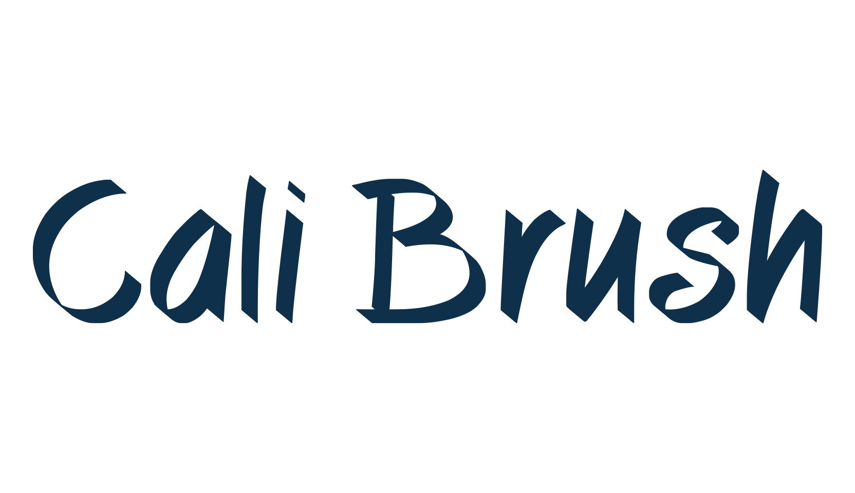 Cali Brush, script brush fancy decorative calligraphy font preview