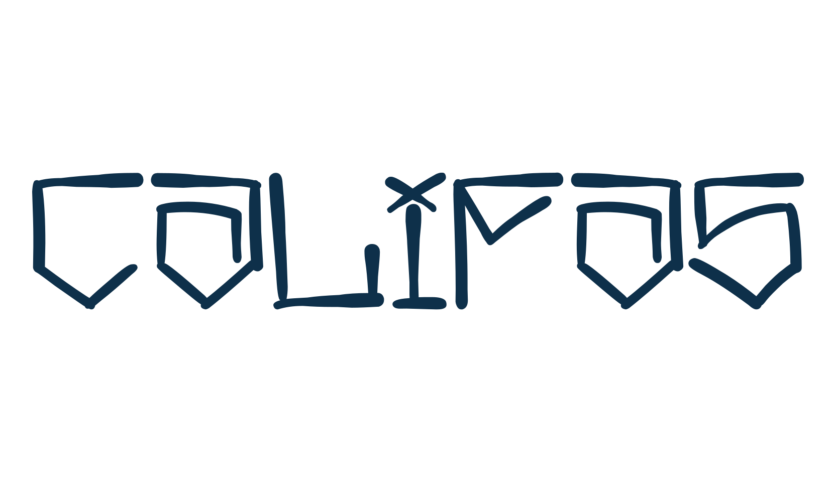 Califas, graffiti font preview