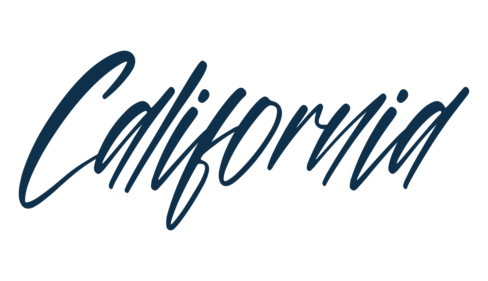 California (california-11), handwriting font preview