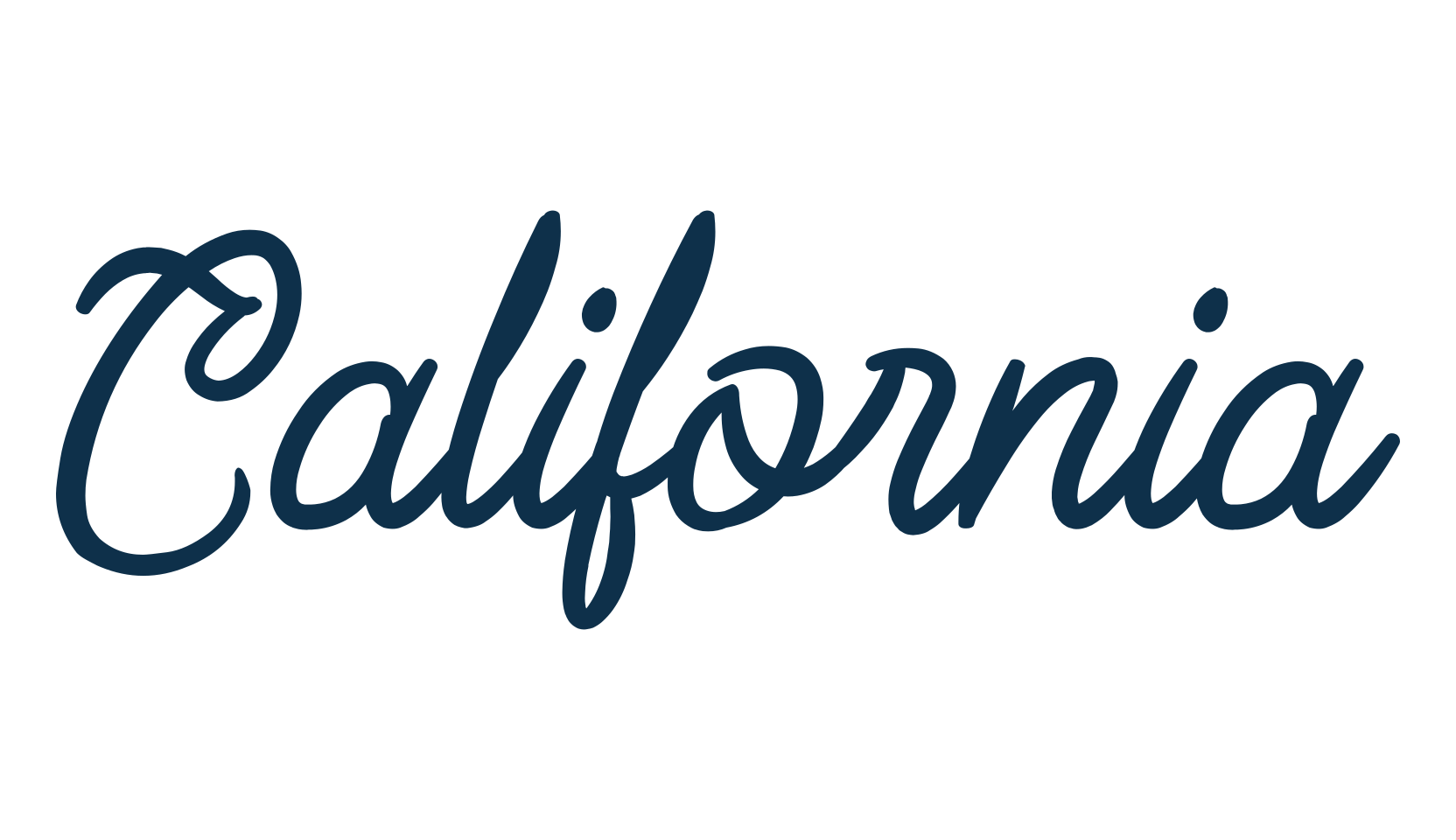 California (california-5), old school font preview