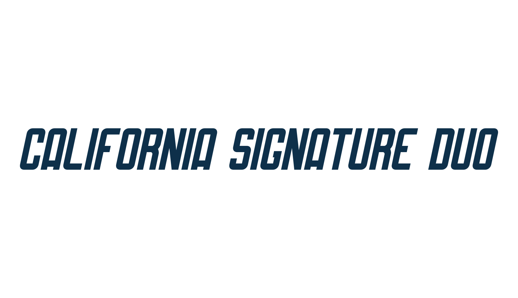 California Signature Duo, basic sans serif font preview