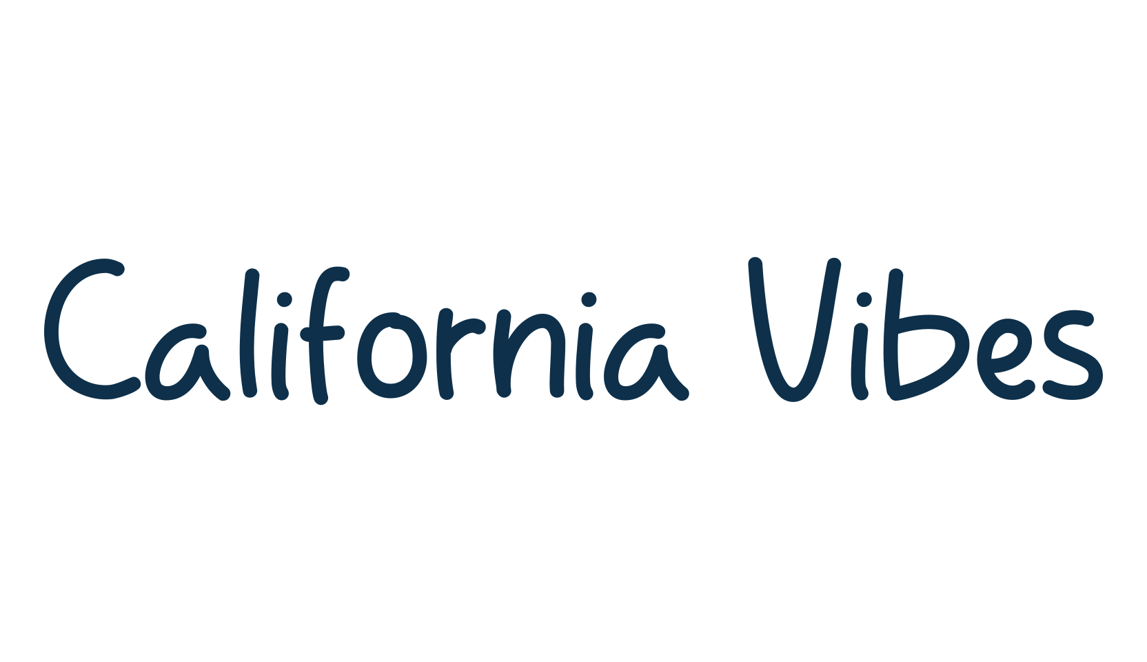 California Vibes, script handwritten fancy decorative calligraphy font preview