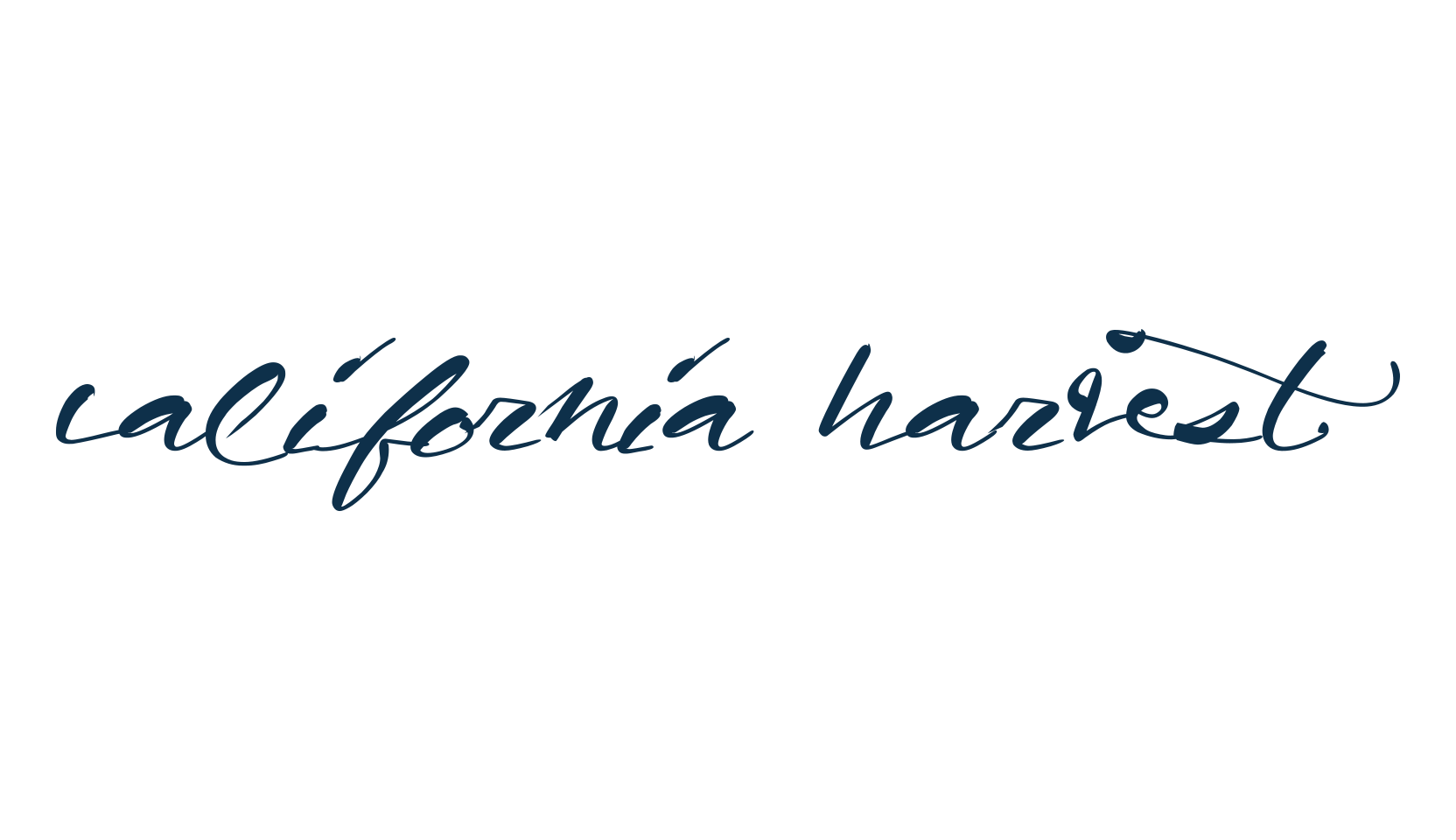 California Harvest, script handwritten fancy decorative calligraphy font preview