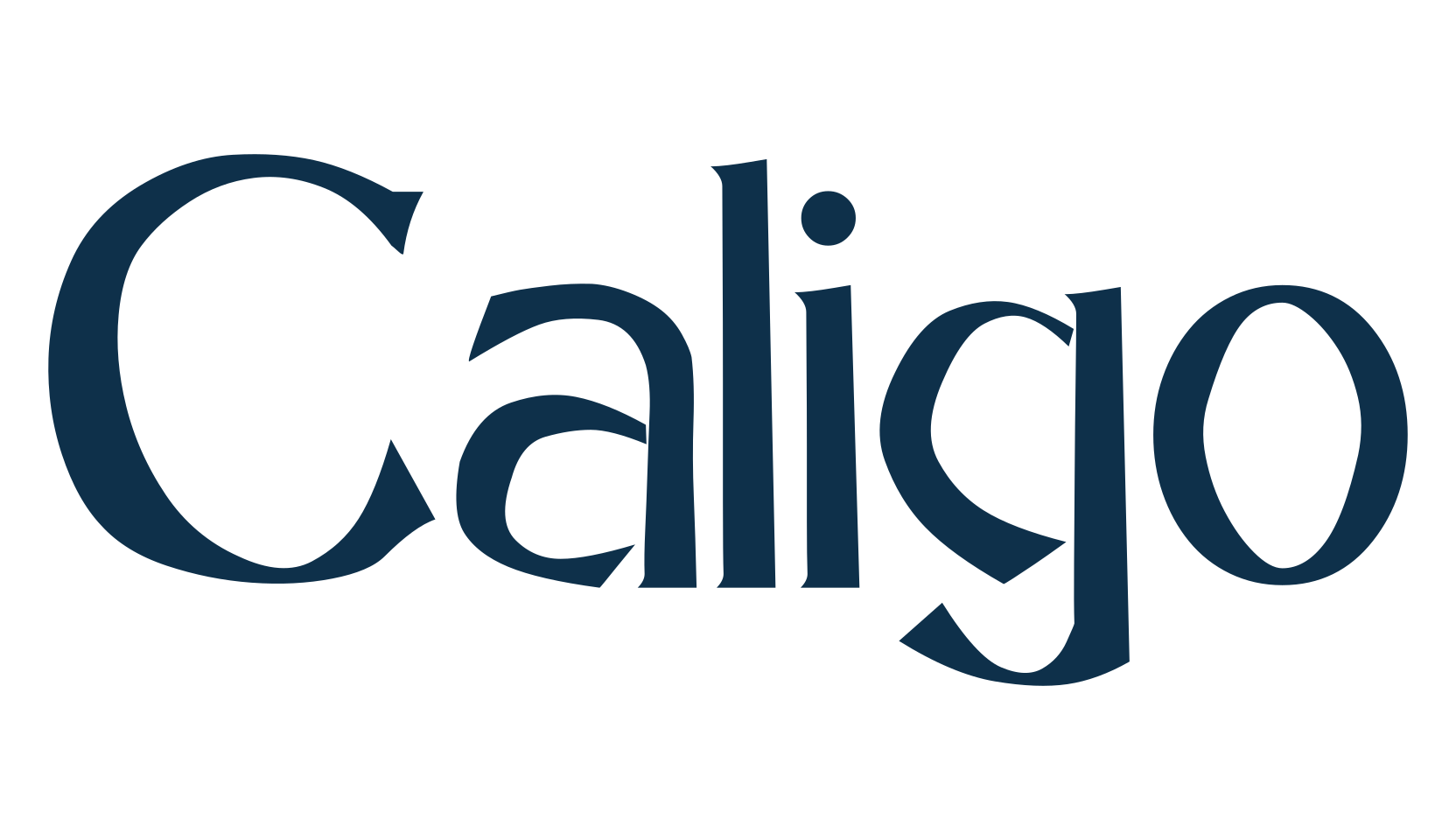Caligo, foreign look roman, greek font preview