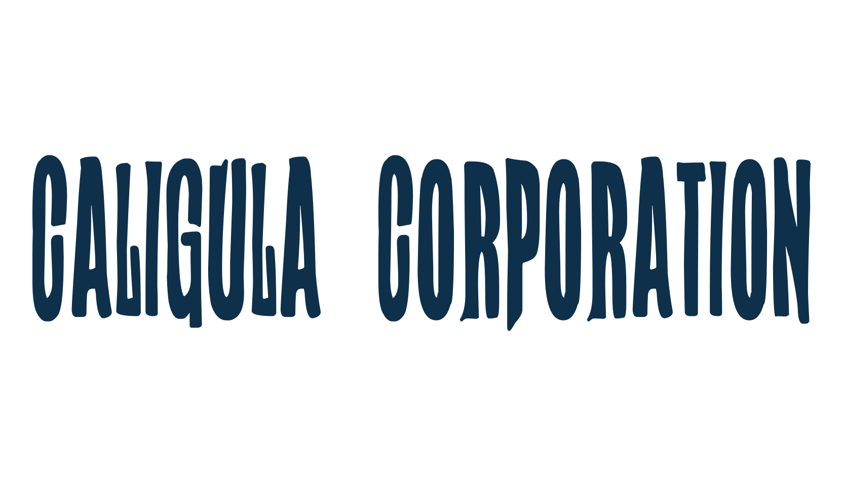 Caligula Corporation, fancy various decorative font preview