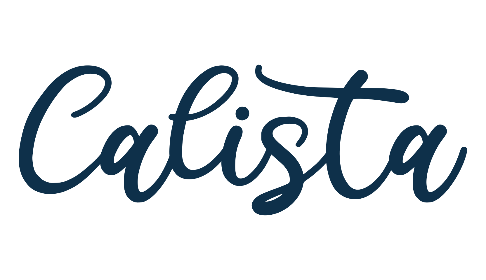 Calista (calista-3), handwriting font preview